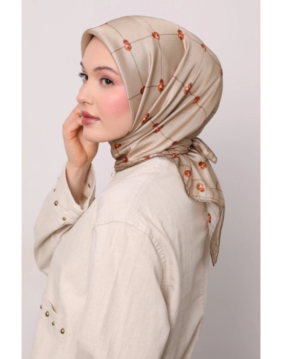 Levidor Kristal Eşarp D7 Bej