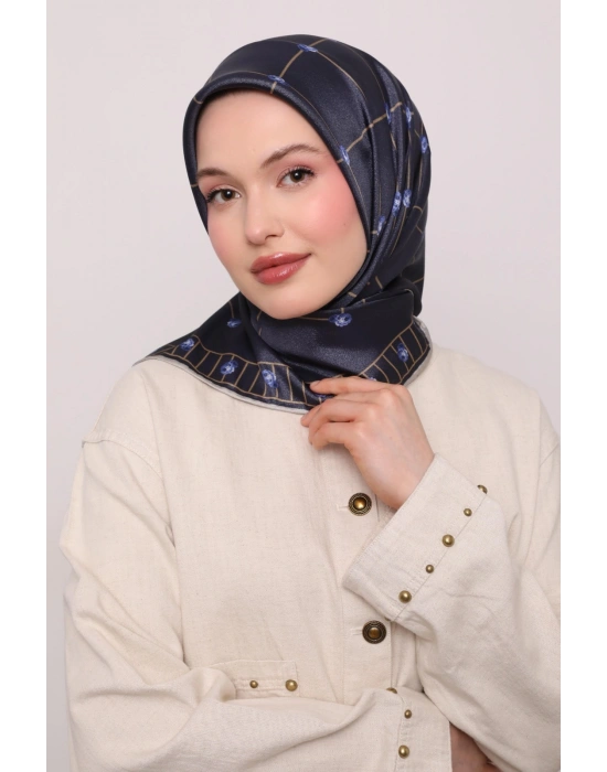 Levidor Kristal Eşarp D7 Lacivert