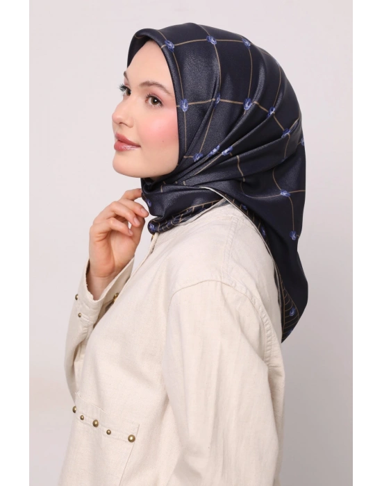 Levidor Kristal Eşarp D7 Lacivert