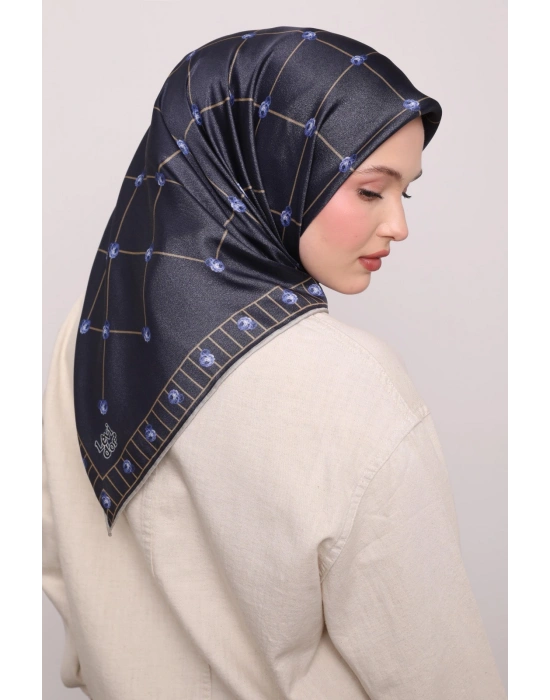 Levidor Kristal Eşarp D7 Lacivert