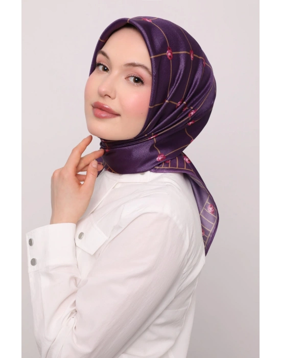 Levidor Kristal Eşarp D7 Mor