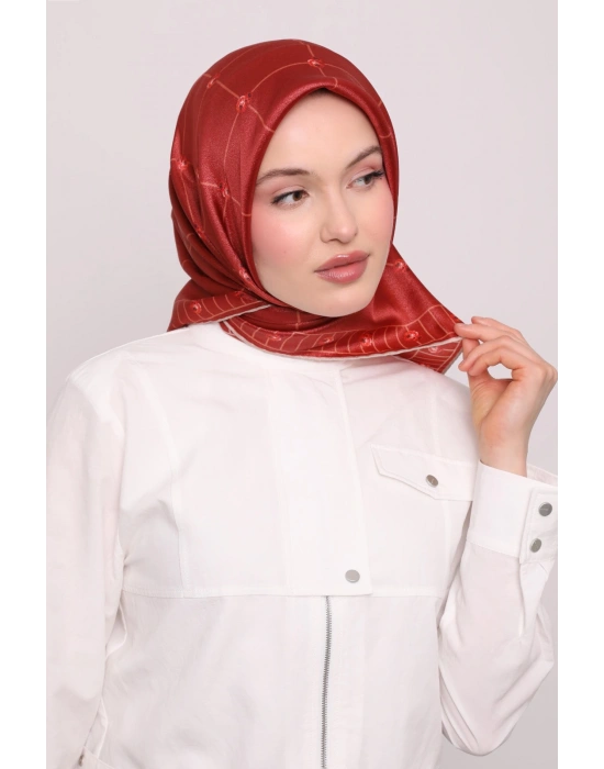 Levidor Kristal Eşarp D7 Bakır Vizon