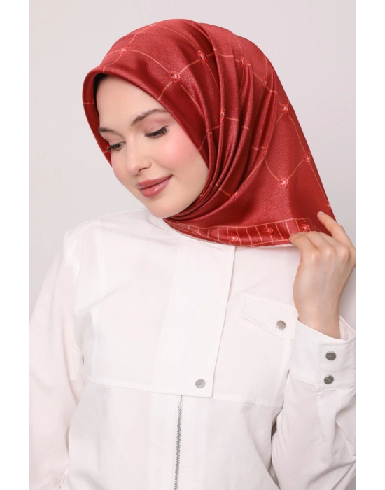 Levidor Kristal Eşarp D7 Bakır Vizon