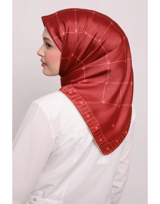 Levidor Kristal Eşarp D7 Bakır Vizon