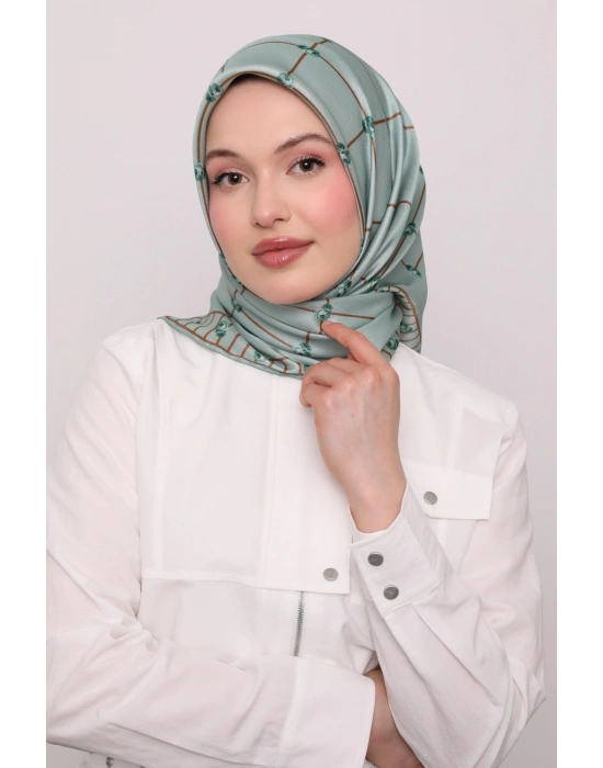 Levidor Kristal Eşarp D7 Su Yeşili