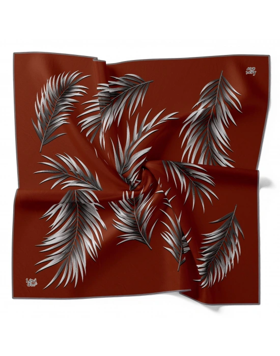 Levidor Kristal Eşarp D8 Koyu Kırmızı