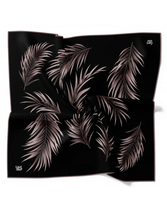 Levidor Kristal Eşarp D8 Siyah Pudra