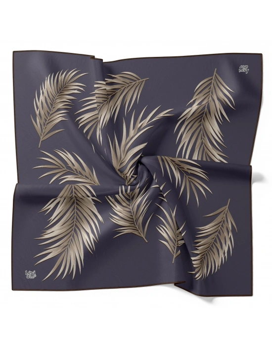 Levidor Kristal Eşarp D8 İndigo Mavi