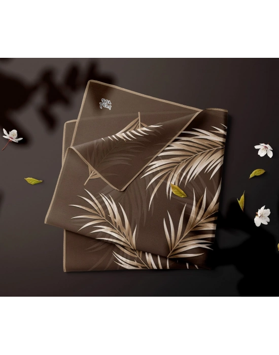 Levidor Kristal Eşarp D8 Kahve