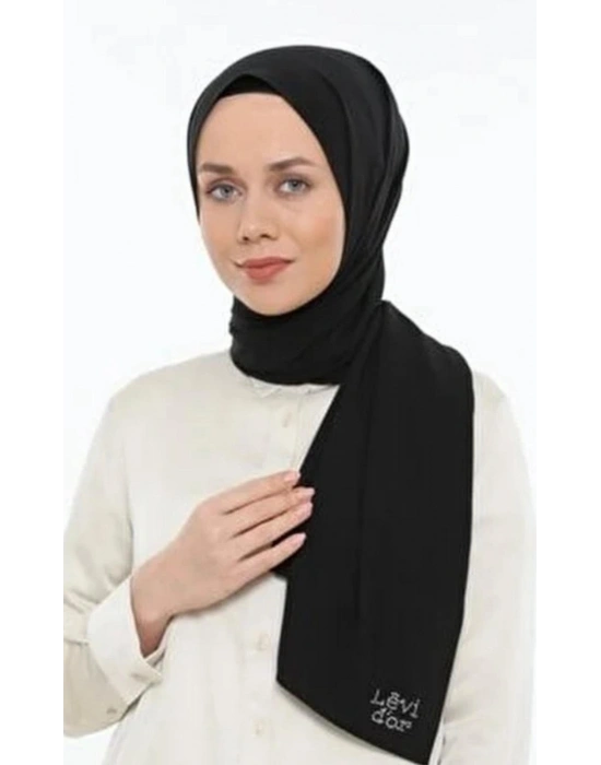 Levidor Medine İpeği Şal Siyah