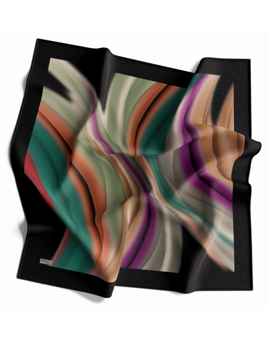 Mavi İpek Pamuklu Soft Eşarp D15