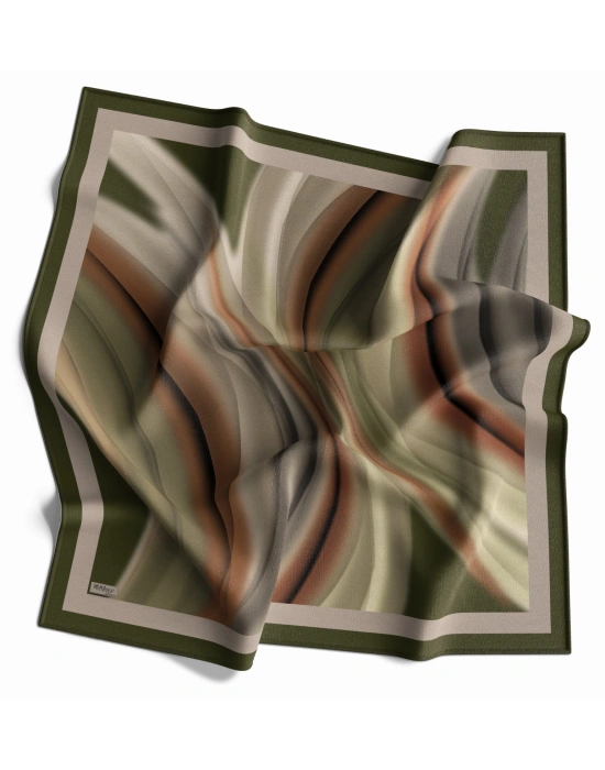 Mavi İpek Pamuklu Soft Eşarp D24