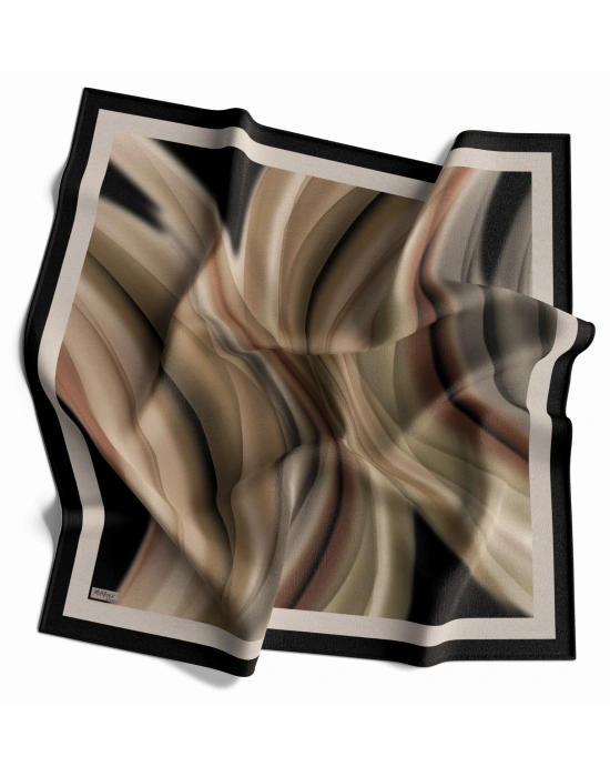 Mavi İpek Pamuklu Soft Eşarp D28