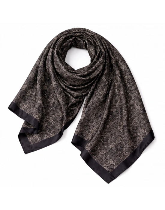 Mavi İpek Soft Pamuklu Şal Desen 2 D1