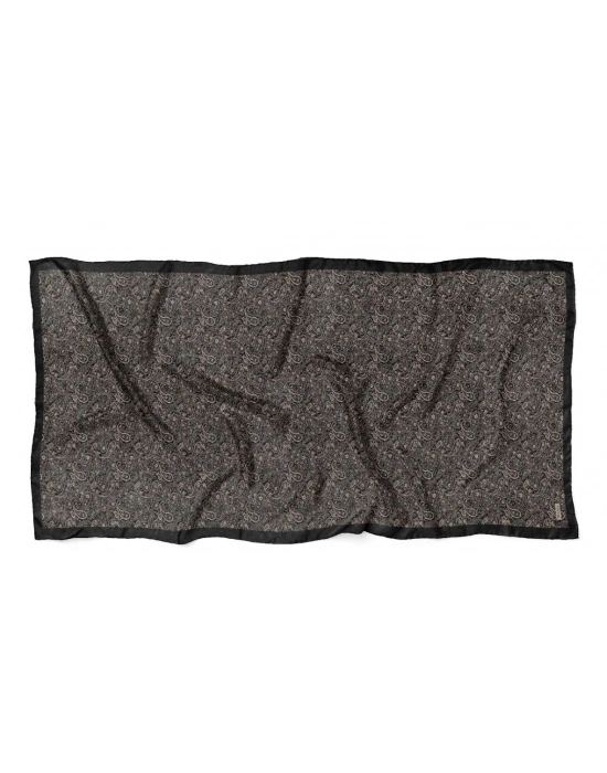 Mavi İpek Soft Pamuklu Şal Desen 2 D1