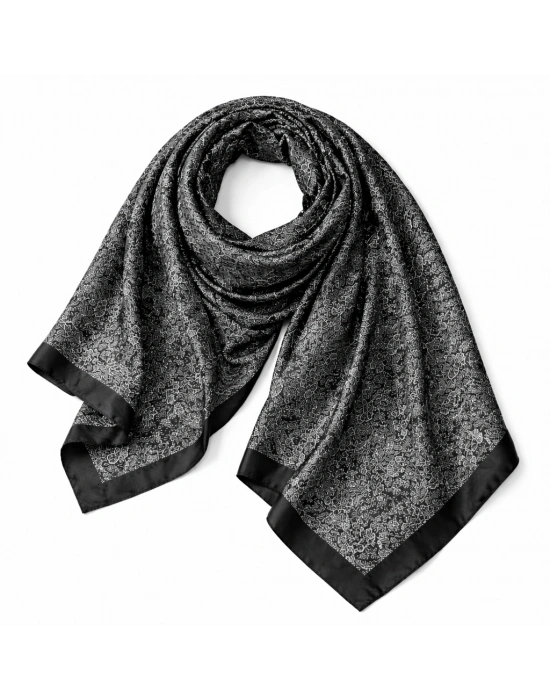 Mavi İpek Soft Pamuklu Şal Desen 2 D3