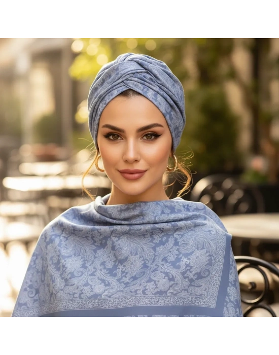 Şehri Şal Bambu Kraş Şal 6143 D15