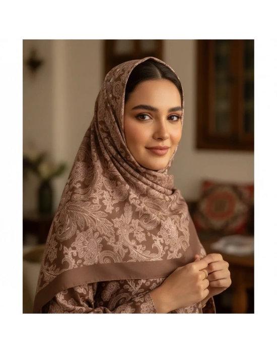 Şehri Şal Bambu Kraş Şal 6143 D2