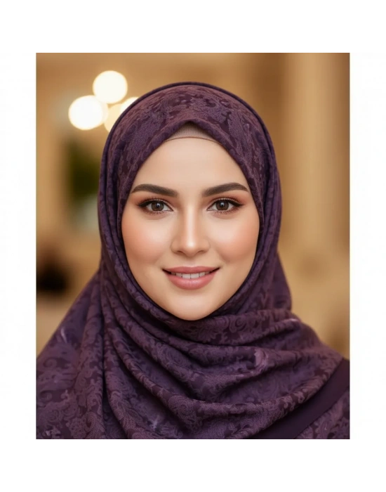 Şehri Şal Bambu Kraş Şal 6143 D5