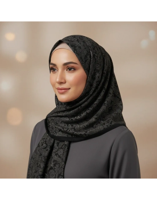 Şehri Şal Bambu Kraş Şal 6143 D7