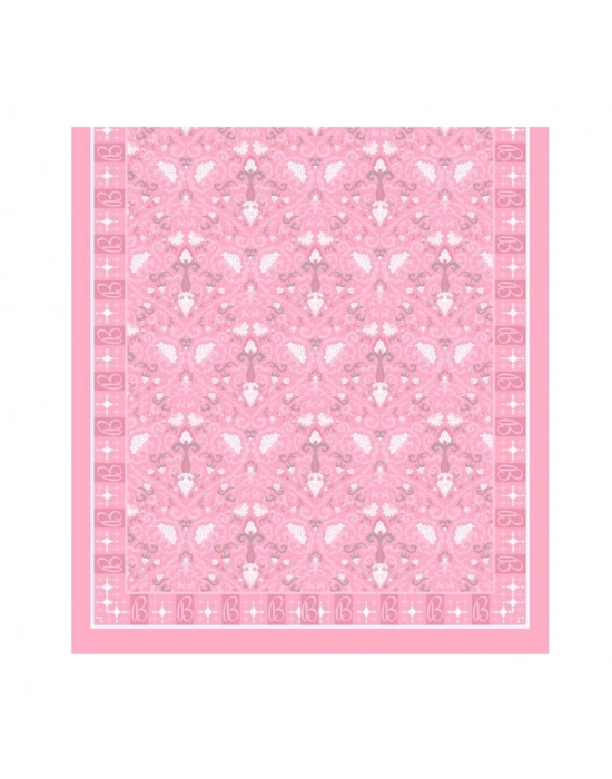 Şehri Şal Bambu Kraş Şal 6371 Pembe