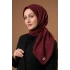 Levidor Kristal Eşarp Bulut Desen Bordo