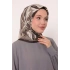 Bonjela Soft Eşarp Yonca Desen Vizon