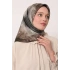 Levidor Tensel Eşarp Batik Desen Kahve