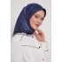 Levidor Kristal Eşarp Bulut Batik İndigo Mavi