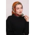 Levidor Kristal Eşarp Asimetrik Desen Siyah Haki