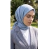 Levidor Kristal Eşarp Filiz Desen İndigo Mavi