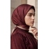 Levidor Kristal Eşarp Kemer Desen Bordo