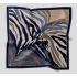 Levidor Kristal Eşarp Zebra Desen İndigo Mavi