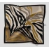 Levidor Kristal Eşarp Zebra Desen Siyah
