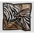Levidor Kristal Eşarp Zebra Desen Siyah Kahve