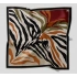 Levidor Kristal Eşarp Zebra Desen Siyah Vizon