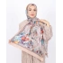 Luissa Bambu Kraş Şal Pastel Desen Bej