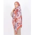 Luissa Bambu Kraş Şal Pastel Desen Kiremit