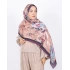Luissa Bambu Kraş Şal Pastel Desen Mor