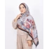 Luissa Bambu Kraş Şal Pastel Desen Siyah