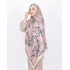 Luissa Bambu Kraş Şal Pastel Desen Taş