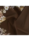 Bonjela Soft Eşarp D1 Çiçekli Acı Kahve