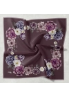 Bonjela Soft Eşarp D1 Çiçekli Lila