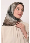 Levidor Tensel Eşarp Batik Desen Kahve