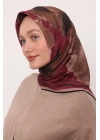Mismara Organik Pamuk Eşarp D1 Bordo