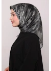 Levidor Kristal Eşarp Esinti Desen Siyah