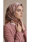 Levidor Kristal Eşarp Gül Degrade Desen Pembe