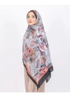 Luissa Bambu Kraş Şal Pastel Desen Siyah