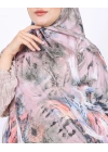 Luissa Bambu Kraş Şal Pastel Desen Taş