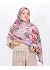 Luissa Bambu Kraş Şal Pastel Desen Vizon